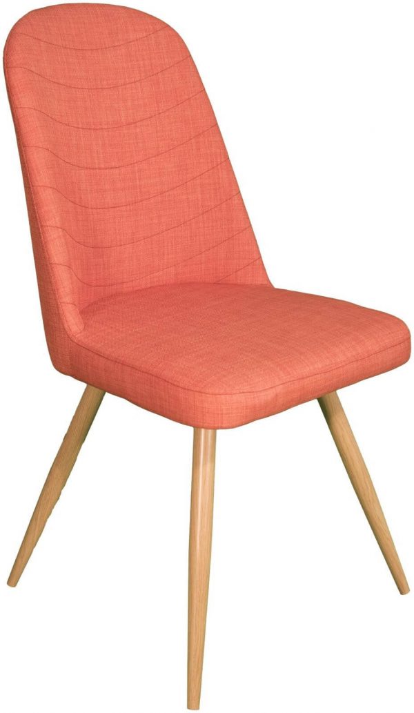 Cancun High-Backed Dining Chair - Orange