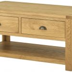 Seattle Coffee Table with Drawers - Oak
