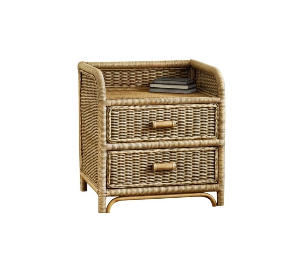 Showing image for 2-drawer rattan chest