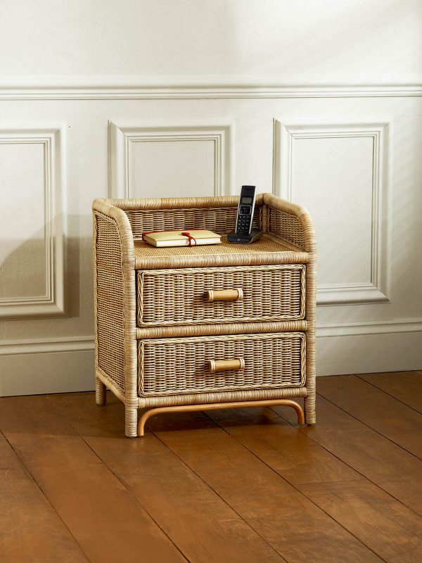 Cane Chest 2 Drawer, Conservatory Furniture James Oliver at Home