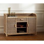 Large Rattan Sideboard