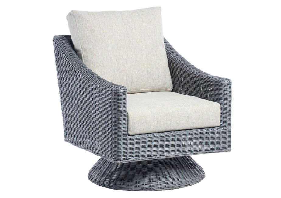 Showing image for Dijon square swivel chair - grey