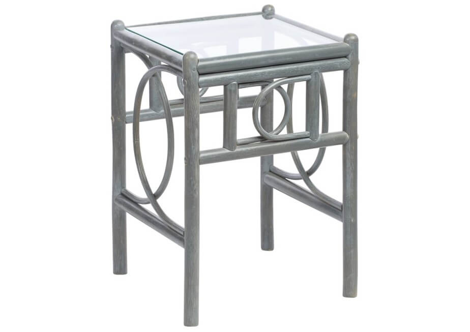 Showing image for Madrid lamp table - soft grey