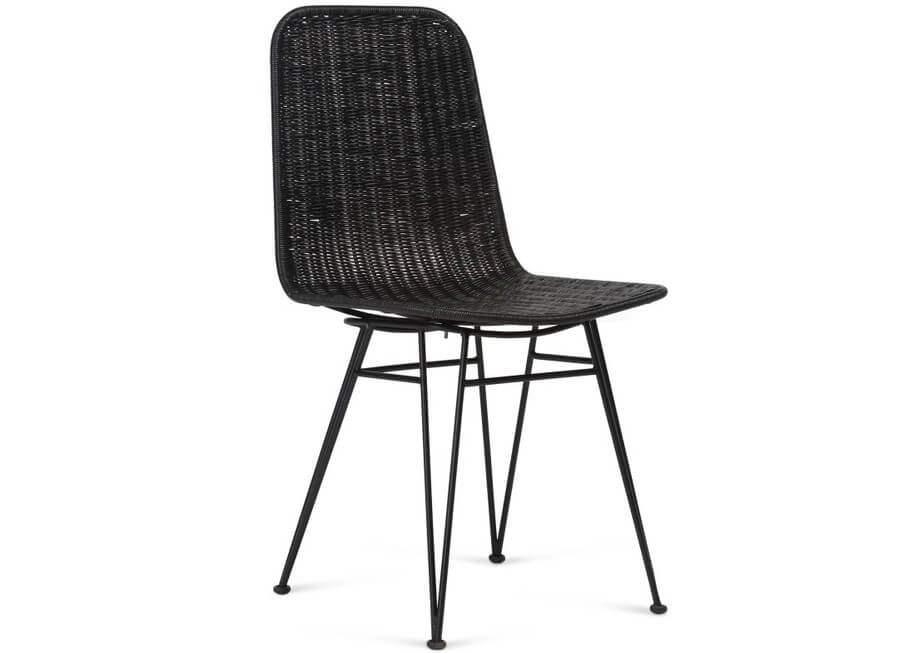 Showing image for Porto dining chair - black