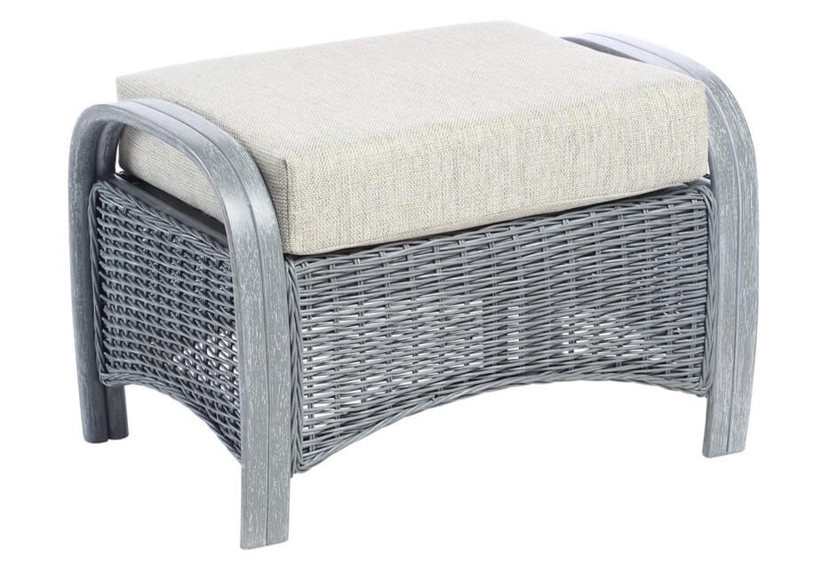 Showing image for Turin footstool - grey wash