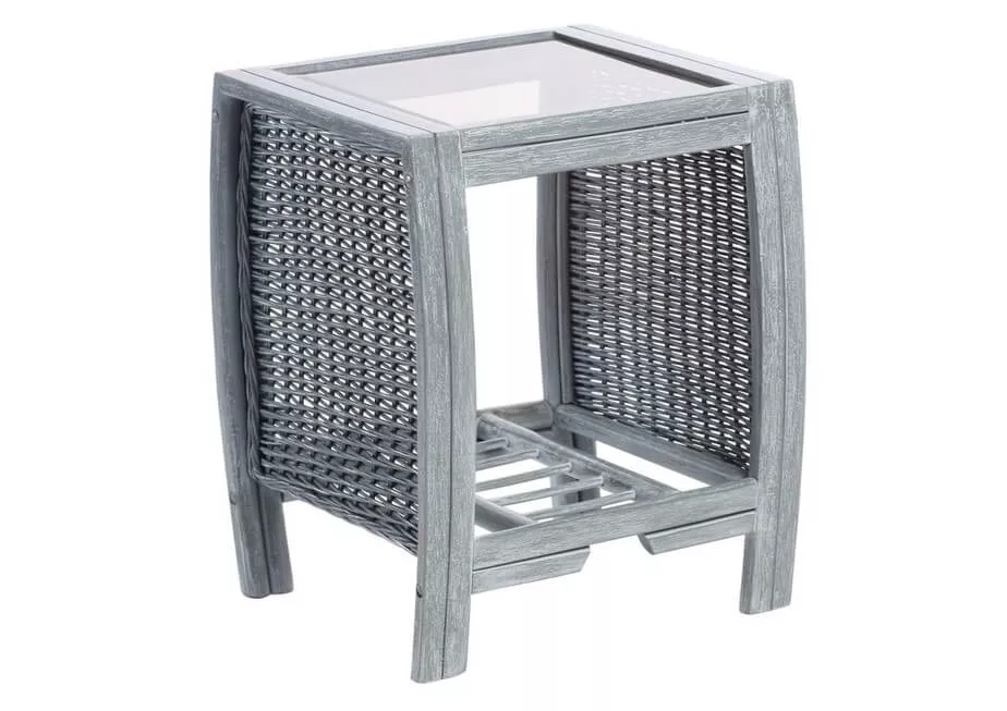 Showing image for Turin lamp table - grey wash