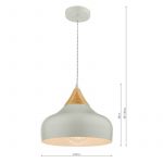 Acorn Pendant Dimensions