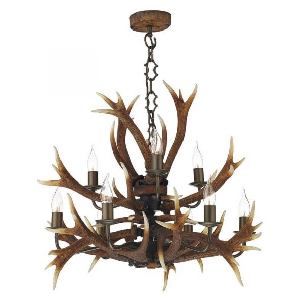 Banchory 9-Lamp Tiered Pendant