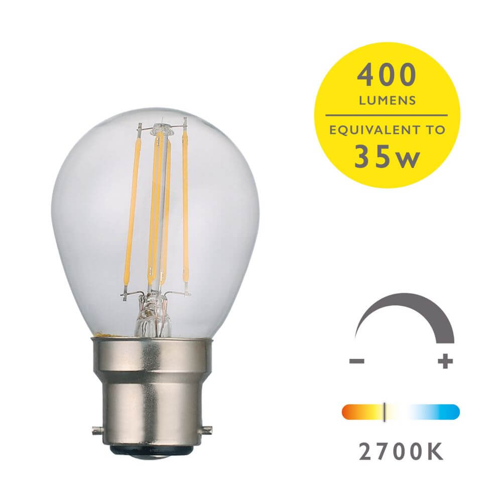 Showing image for B22 dimmable led golf ball light bulb (lamp)
