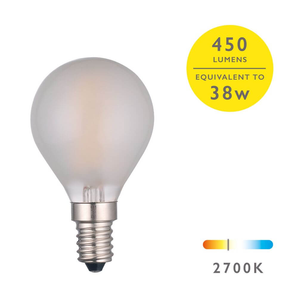 Showing image for Ses/e14 non dimmable led golf ball light bulb (lamp)