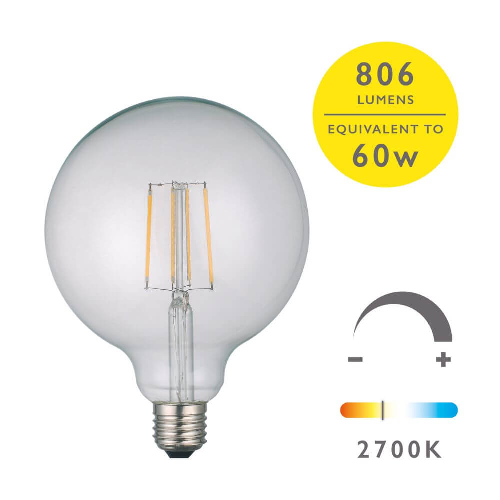 Showing image for Es/e27 dimmable led large gls globe light bulb (lamp)