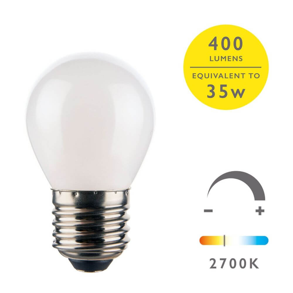 Showing image for Es/e27 dimmable led golf ball light bulb (lamp)