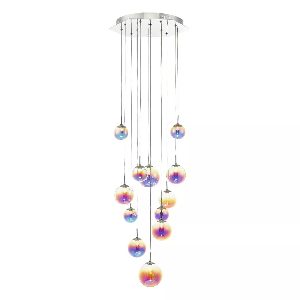 Showing image for Rainbow bubble 12-lamp cluster pendant