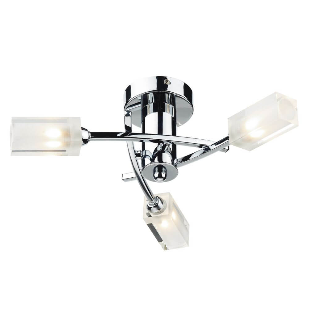 Showing image for Urban 3-lamp ceiling light - polished chrome