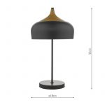Acorn Table Lamp Dimensions