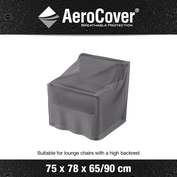 High Back Chair Cover - W75xD78xH90cm