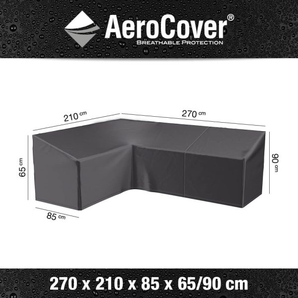 Long Right Corner Cover - W210xW270xD85xH90cm