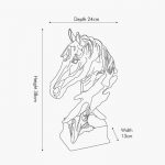 Zelda Horse Head Statue