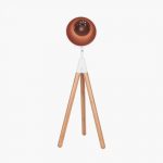 CCream & Copper Table Lamp