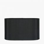 40cm Oval Shade in Black Velvet