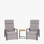 Michigan Recliner Set - Grey