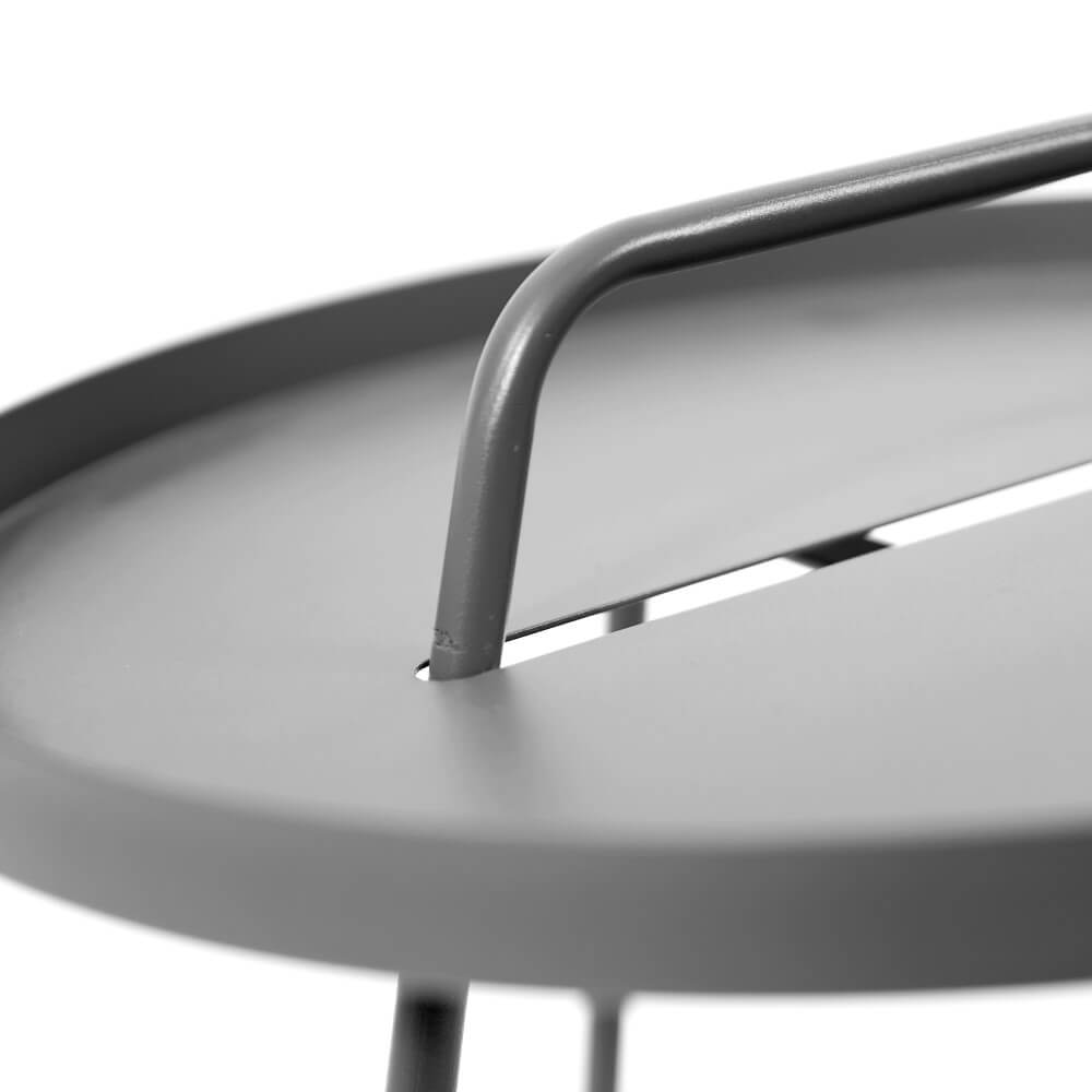 Nevada Tray Table Grey, Outdoor Furniture James Oliver at Home