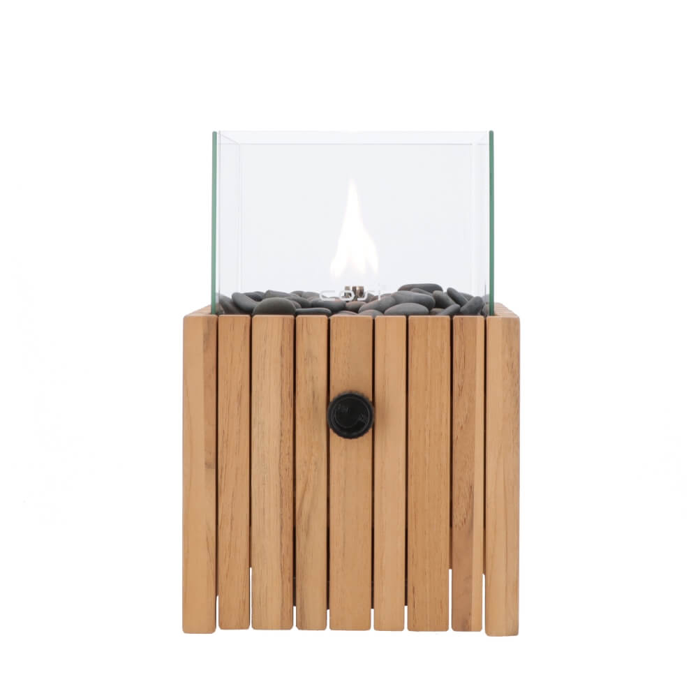 Showing image for Cosiscoop square timber fire lantern