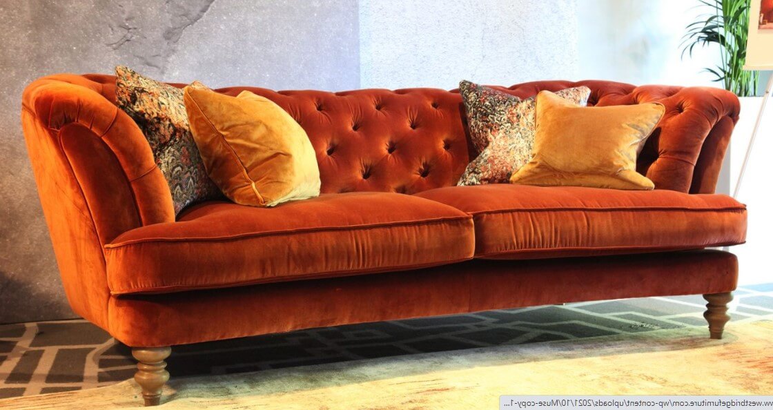 Showing image for Stately - buttoned sofa - small