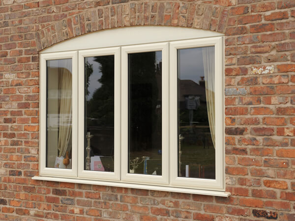 Cream UPVC Casement Windows